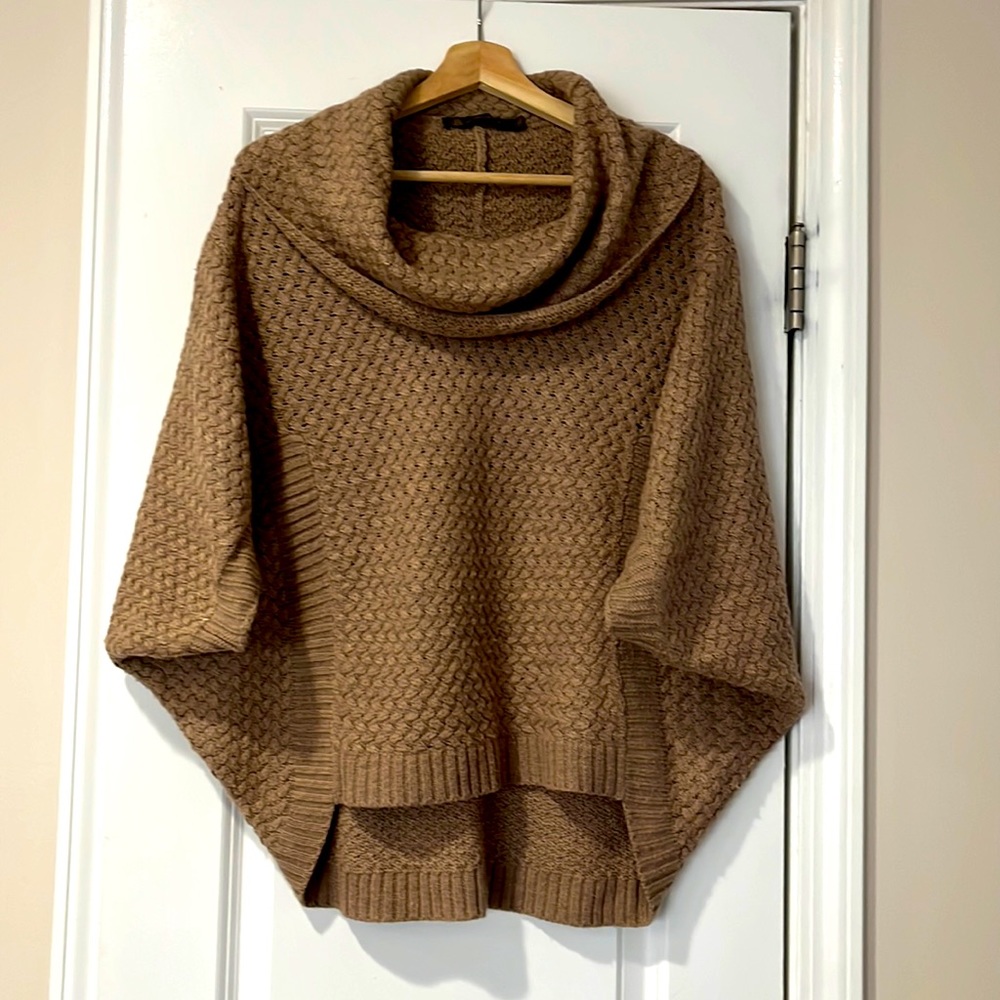 Poncho Cowl neck Sweater